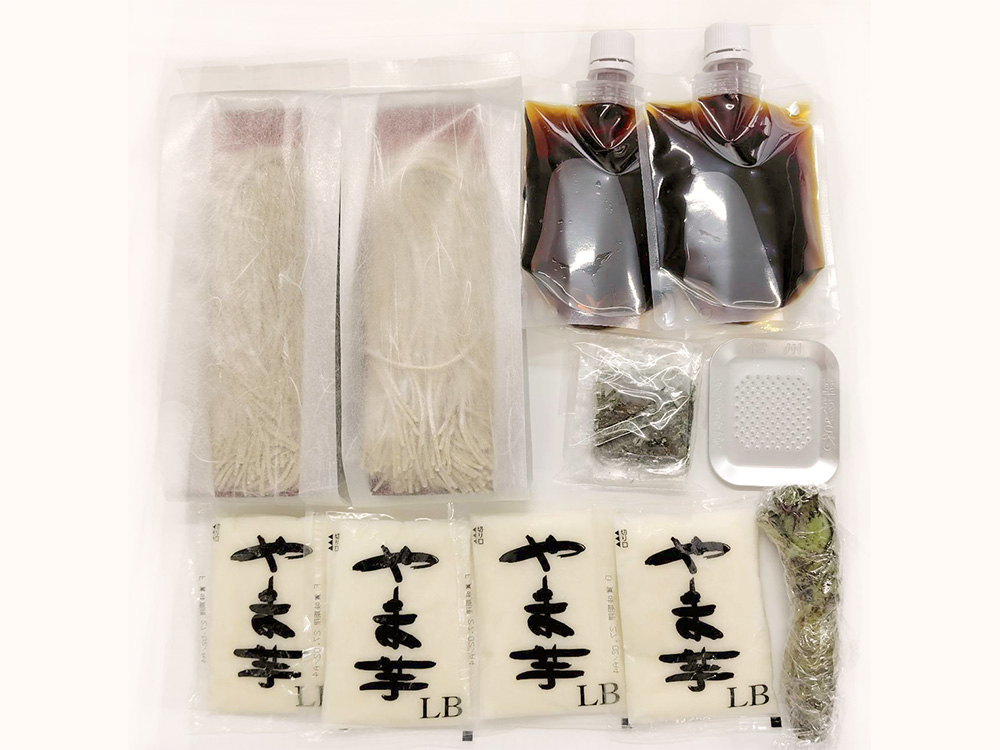 信州産石臼挽き蕎麦 とろろそば(冷凍)