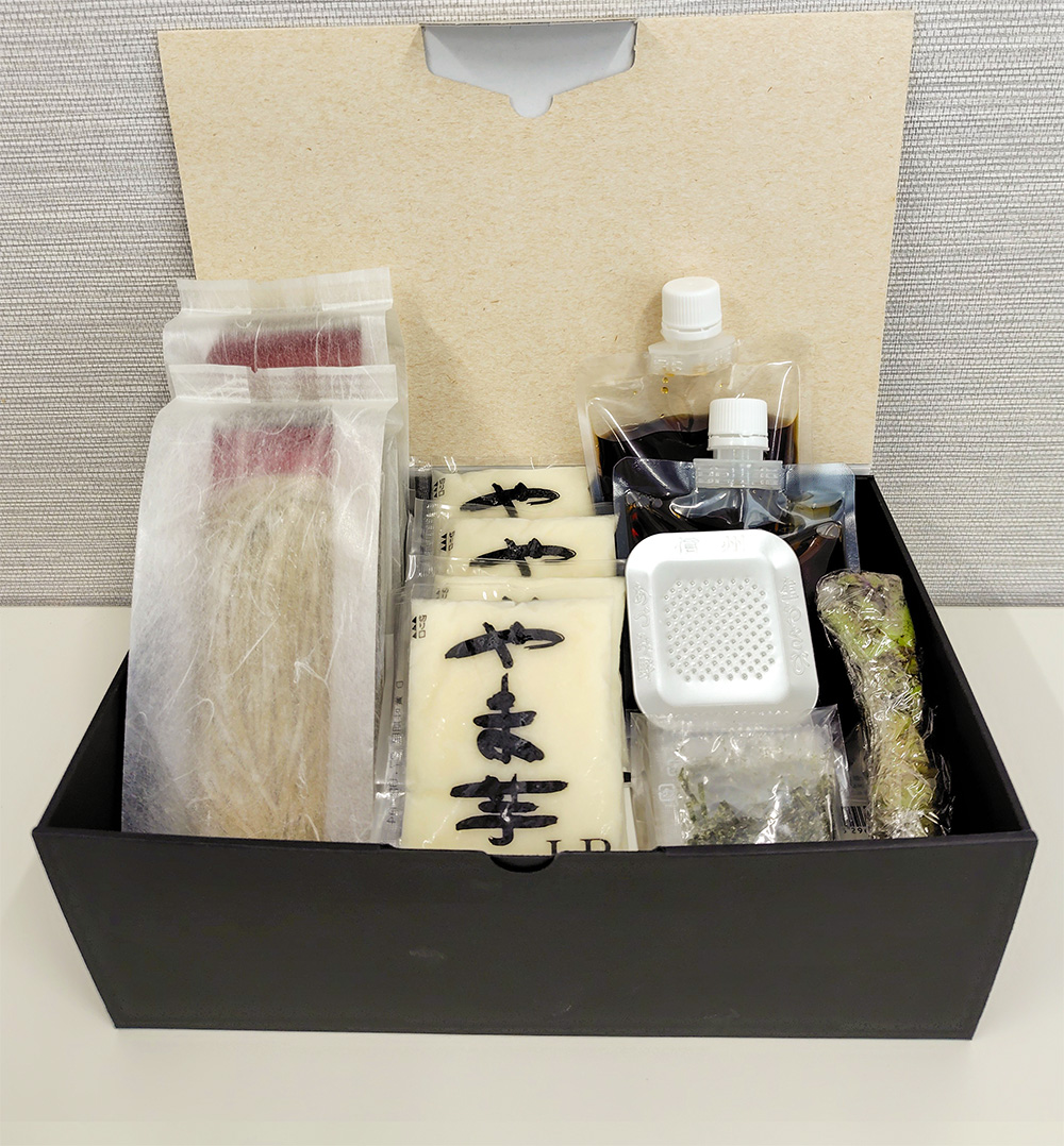 信州産石臼挽き蕎麦 とろろそば(4人前セット)